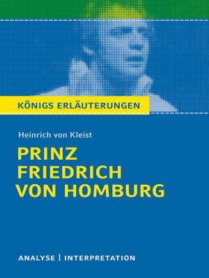 cover image of Prinz Friedrich von Homburg von Heinrich von Kleist.